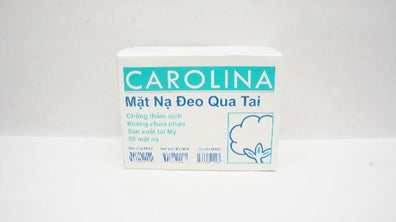 Carolina 400602 Earloop Anti-Fluid  Face Mask - Box of 50